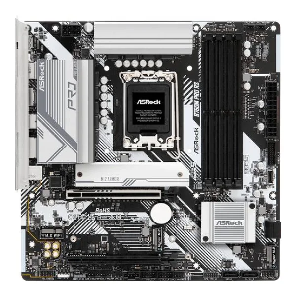 ASRock B760M Pro RS Mainboard Formfaktor (Details) Micro-ATX Mainboard-Chipsatz Intel® B760