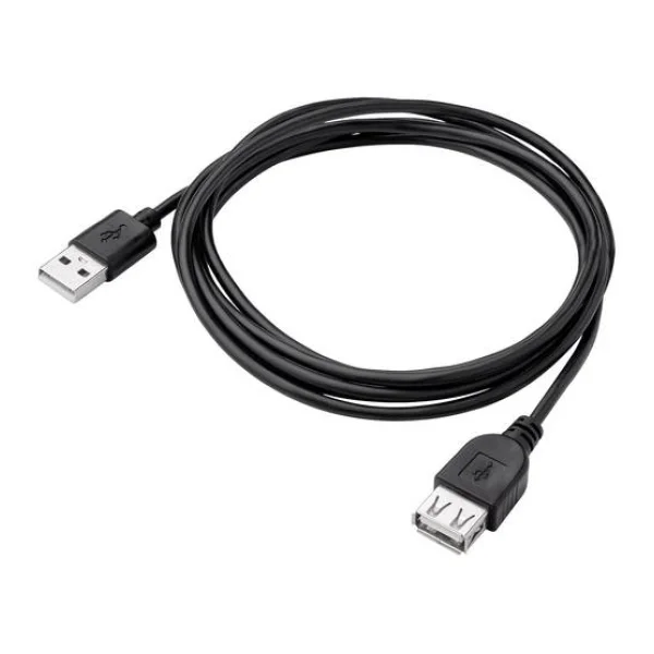 Akyga USB-Kabel USB-A Stecker, USB-A Buchse 1.80m Schwarz AK-USB-07
