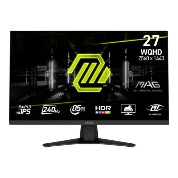 MSI MAG 274QFDE X24 Gaming Monitor EEK F (A - G) 68.6cm (27 Zoll) 2560 x 1440 Pixel 16:9 0.5 ms DisplayPort, HDMI® IPS LCD