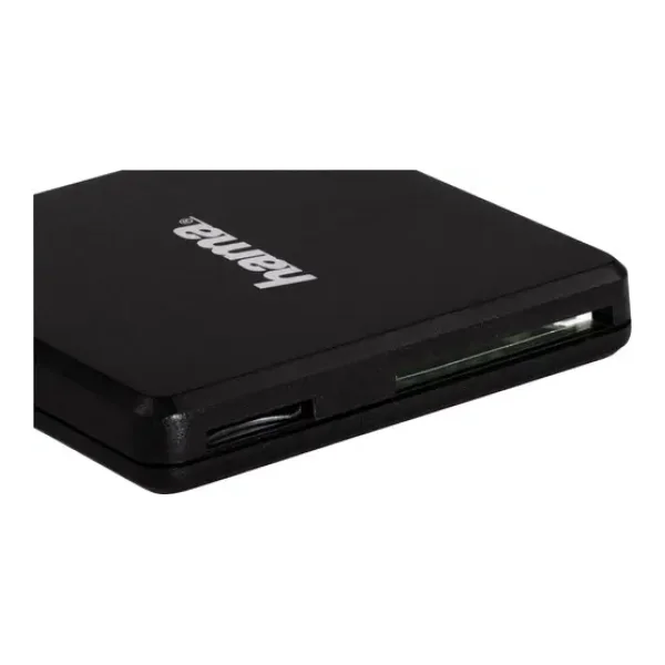 Hama 124022 Externer Speicherkartenleser USB-A (USB 3.2 Gen 1) Schwarz