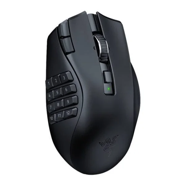 RAZER Naga V2 HyperSpeed Ergonomische Gaming-Maus Bluetooth®, Funk Optisch Schwarz 21 Tasten 30000 dpi Ergonomisch