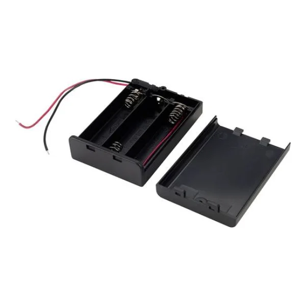 TRU COMPONENTS SBH-331AS Batteriehalter 3x Mignon (AA) Kabel
