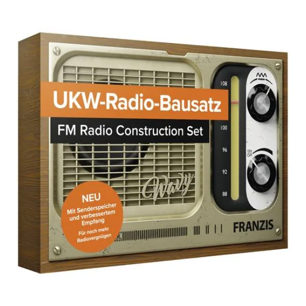 FRANZIS UKW-Radio zum Stecken Retro-Radio ab 14 Jahre
