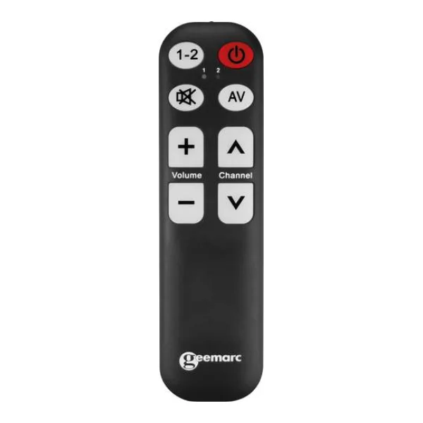 Geemarc TV-5 Universal Fernbedienung Schwarz