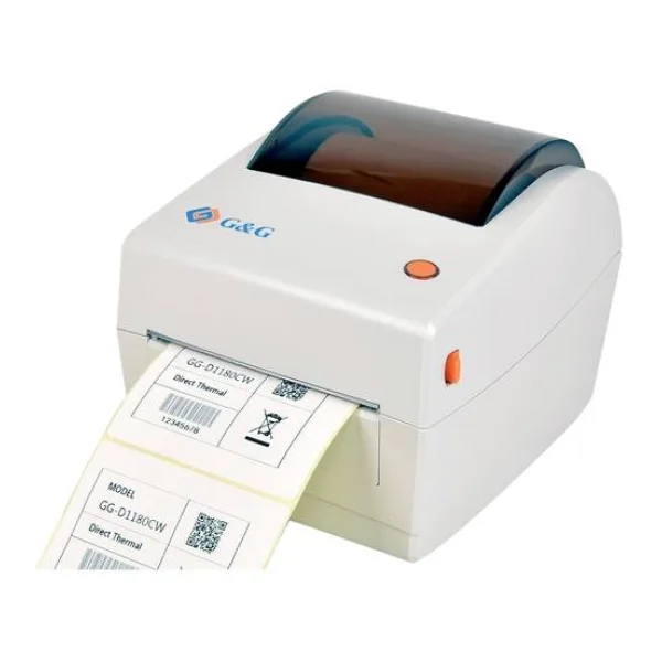 G&G GG-D1180CW Etikettendrucker Thermodirekt 203 x 203 dpi Etikettenbreite (max.): 104mm USB