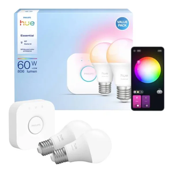 Philips Hue LED-Leuchtmittel 929004235409 EEK: F (A - G) Hue Essential WACA