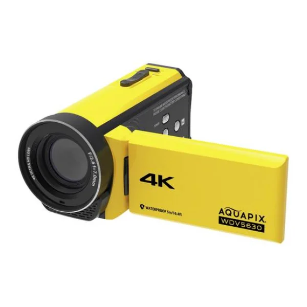 Aquapix WDV5630 Yellow Camcorder 7.6 cm 3 Zoll 13 Megapixel Gelb