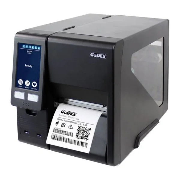 Godex GX4300i Etikettendrucker Thermodirekt, Thermotransfer 300 x 300 dpi Etikettenbreite (max.): 118mm USB, RS-232, LAN