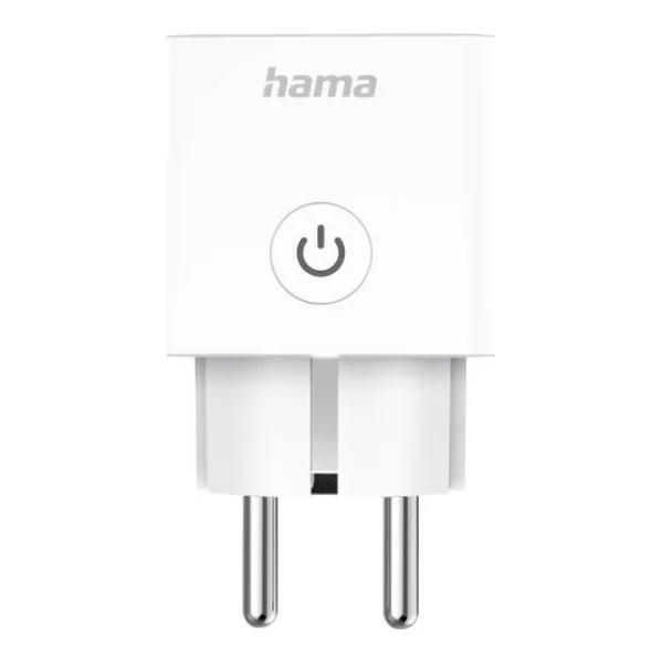 Hama Smarte WLAN-Steckdose, Matter, sprach- u. appgesteuert, nachrüstbar, 3.680W Steckdose