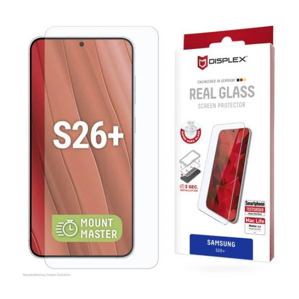 DISPLEX Real Glass Displayschutzglas Samsung Galaxy S26+ 1 St. Anti-Fingerprint 02228