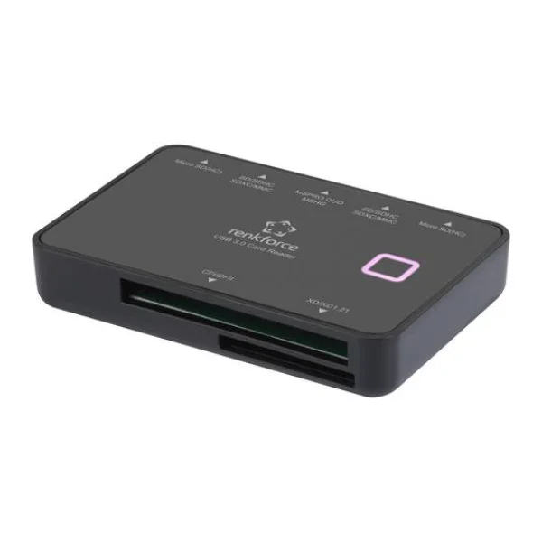 Renkforce Externer Speicherkartenleser Micro-USB B (USB 3.2 Gen 1) Schwarz