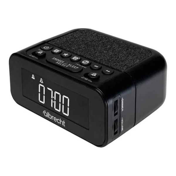 Albrecht DR 451 Radiowecker DAB+, UKW Weckfunktion Schwarz