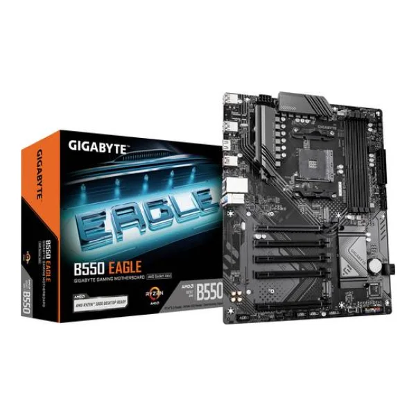 Gigabyte B550 EAGLE Mainboard Sockel (PC) AMD® AM4 Formfaktor (Details) ATX Mainboard-Chipsatz AMD® B550