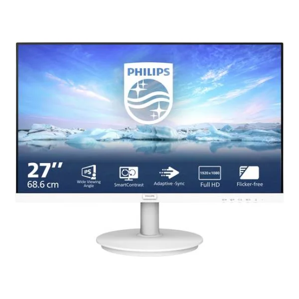 Philips 271V8AW LCD-Monitor EEK E (A - G) 68.6cm (27 Zoll) 1920 x 1080 Pixel 16:9 4 ms HDMI®, VGA IPS LCD