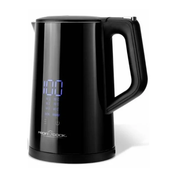 Profi Cook PC-WKS 1243 Wasserkocher Schwarz Fassungsvermögen: 1.7l
