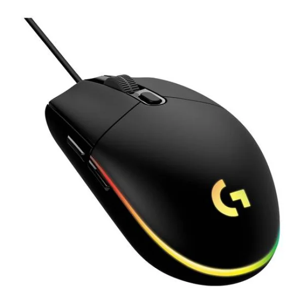 Logitech Gaming G203 LIGHTSYNC Gaming-Maus USB Optisch Schwarz 6 Tasten 8000 dpi