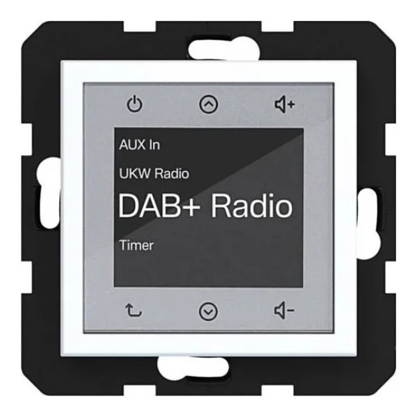 Hager Unterputz-Radio Lichtweiß (matt) WAN6011WM 1St.