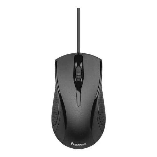 Hama MC-200 Maus USB Optisch Schwarz 3 Tasten 1200 dpi