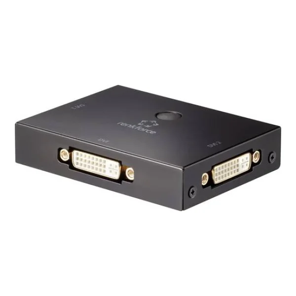 Renkforce 2 Port DVI-Switch bidirektional verwendbar Full HD 1080p @ 60Hz