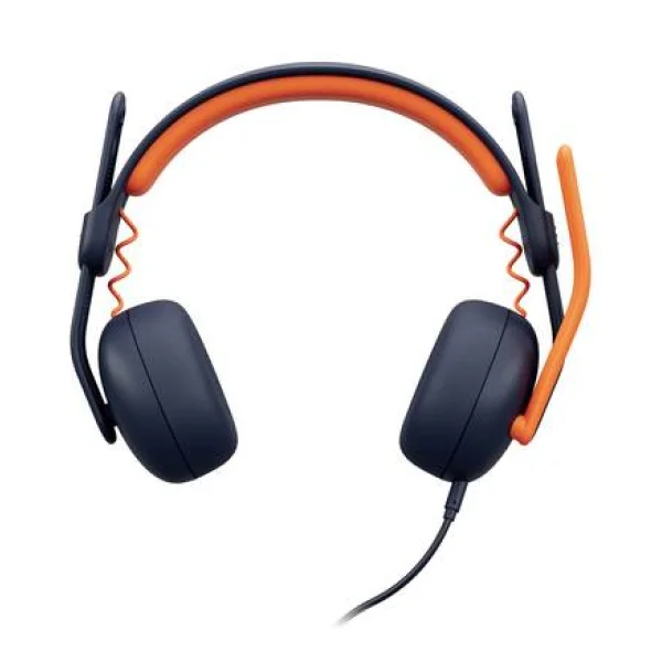 Logitech Zone Learn Kopfhörer Kabelgebunden Kopfband Ausbildung Blau, Orange