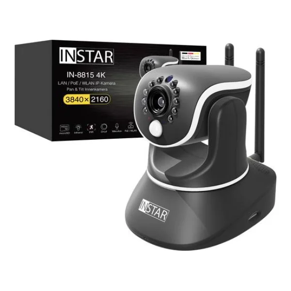 INSTAR IN-8815 4K POE/WLAN schwarz 18005 IP Überwachungskamera