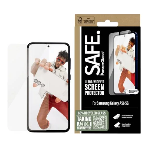 PanzerGlass SAFE Displayschutzglas Samsung Galaxy A56 5G 1 St. SARNUWFG38380