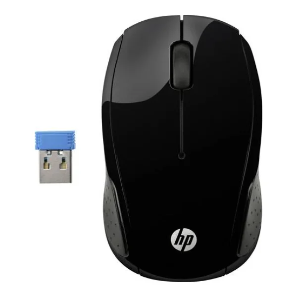 HP Wireless 200 Maus Funk Optisch Schwarz 3 Tasten 1000 dpi