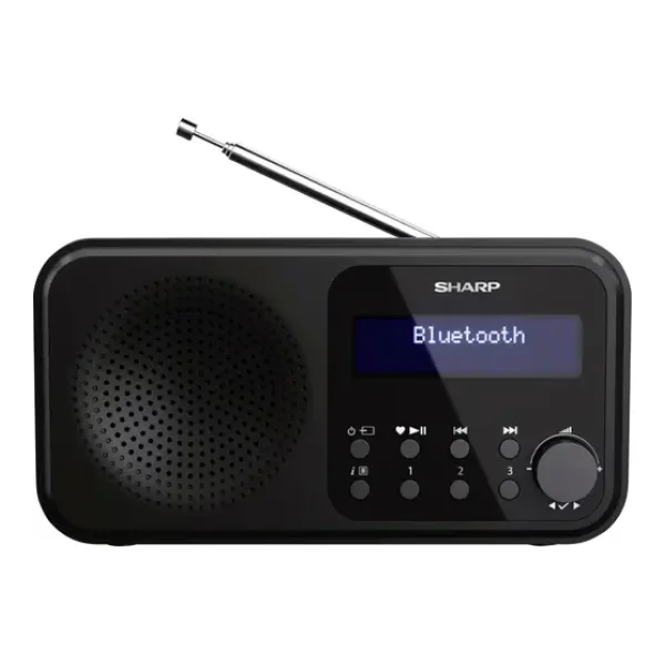 Sharp DR-P420 Tischradio DAB+, DAB, FM Bluetooth®, USB Schwarz