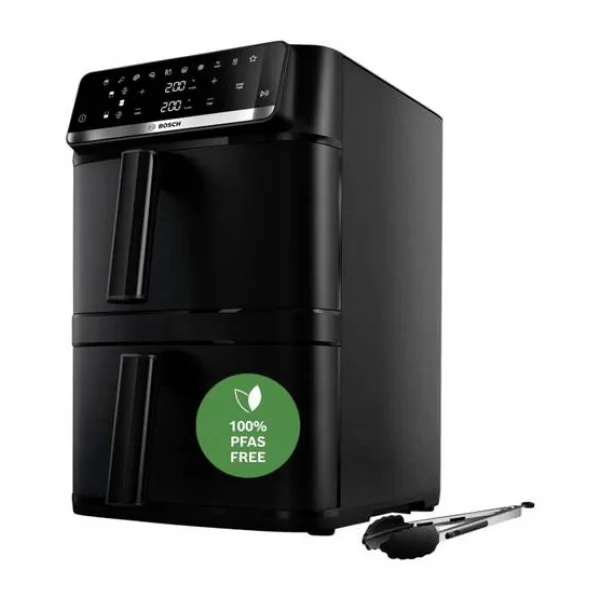 Bosch Serie 6, Double Stack Air Fryer 12l 2800W Schwarz