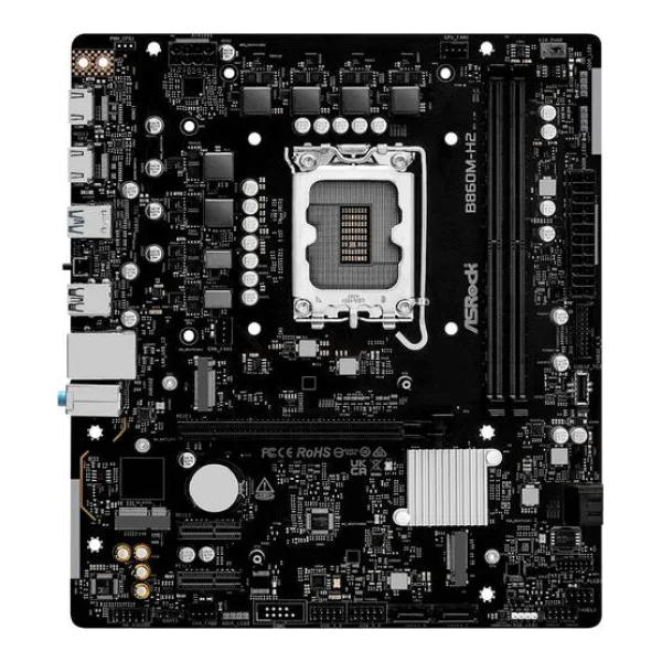 ASRock B860M-H2 Mainboard Sockel (PC) Intel® LGA 1851 Formfaktor (Details) Micro-ATX Mainboard-Chipsatz Intel® B860