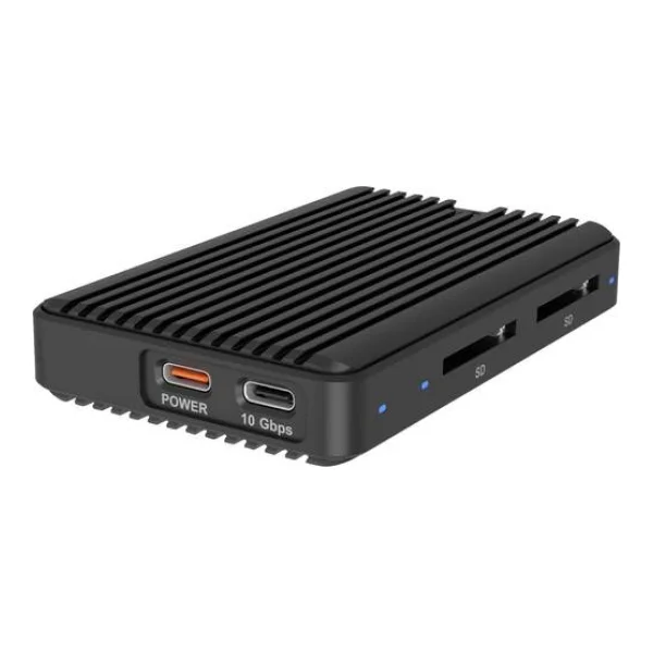 ICY BOX IB-CR602M-C31 M.2 SSD-Gehäuse USB-C® (USB 3.2 Gen 2) 10 GBit/s M.2 PCIe NVMe, M.2 SATA 2280 61154