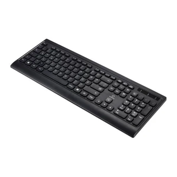 Renkforce RF-5799534 Kabellos Tastatur Deutsch, QWERTZ Schwarz