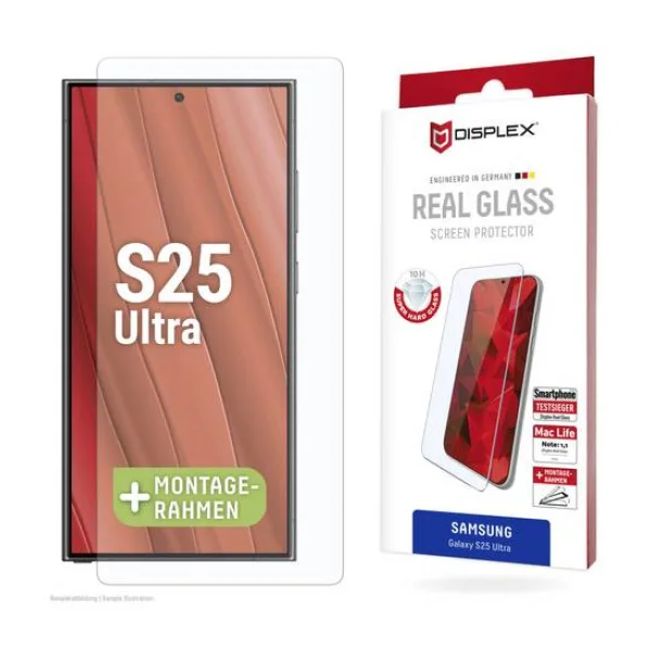 DISPLEX Real Glass Displayschutzglas Samsung Galaxy S25 Ultra 1 St. Anti-Fingerprint 02075