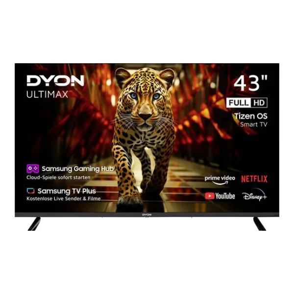 Dyon Ultimax 43F-TI LED-TV 108cm 43 Zoll EEK E (A - G) DVB-T2, DVB-C, DVB-S2, Full HD, Smart TV, WLAN, CI+ Schwarz
