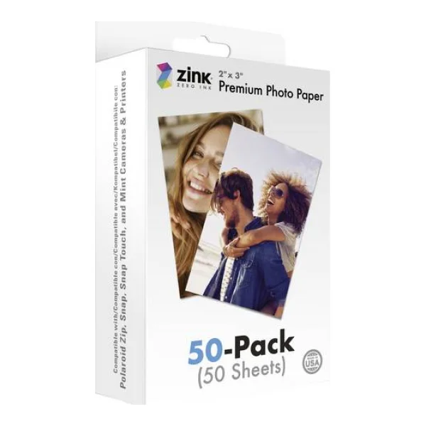 Zink Premium Photo Paper ZINKPZ2X350 Fotodrucker Fotopapier 50St.