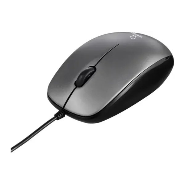 Renkforce RF-5805910 Maus Kabelgebunden Optisch Grau 3 Tasten 1000 dpi Integriertes Scrollrad