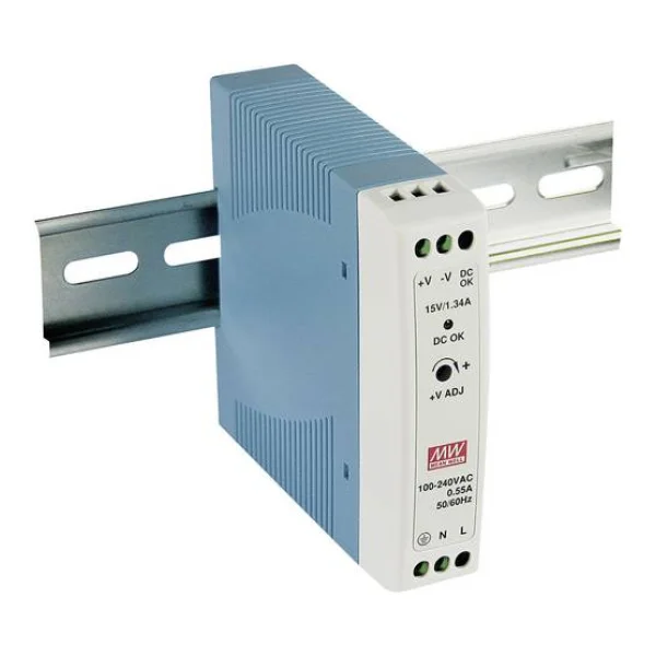 Mean Well MDR-20-15 Hutschienen-Netzteil (DIN-Rail) 15 V/DC 1.34A 20W Anzahl Ausgänge:1 x Inhalt 1St.