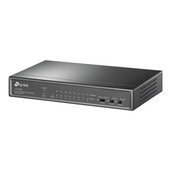 TP-LINK TL-SF1009P TL-SF1009P Netzwerk Switch 8 + 1 Port 10 / 100MBit/s PoE-Funktion