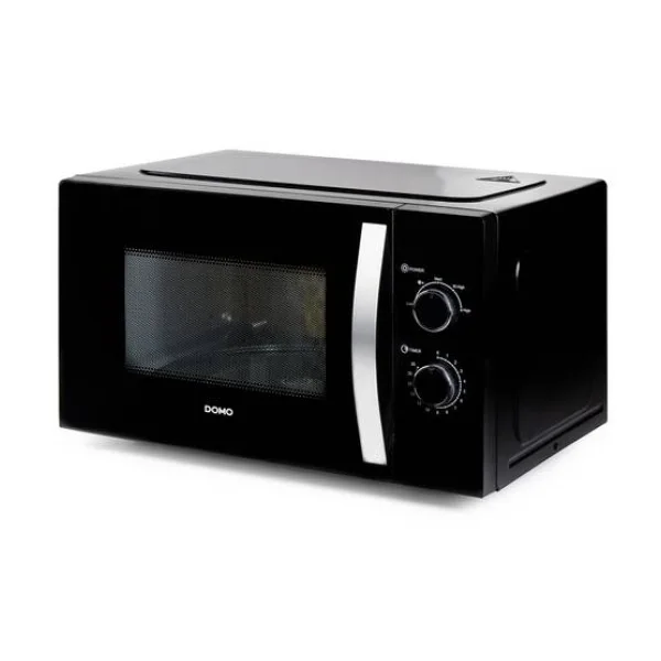 DOMO Mikrowelle Schwarz 900W