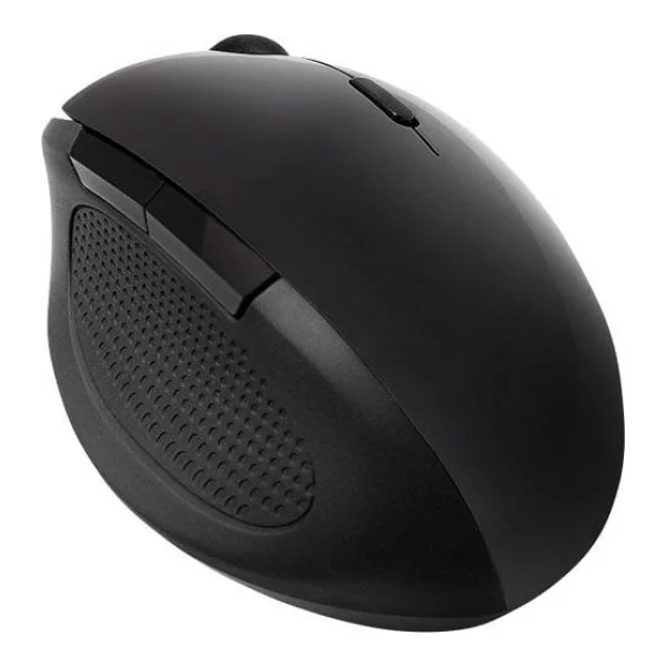 LogiLink ID0139 Ergonomische Maus Funk Optisch Schwarz 6 Tasten 1600 dpi Ergonomisch