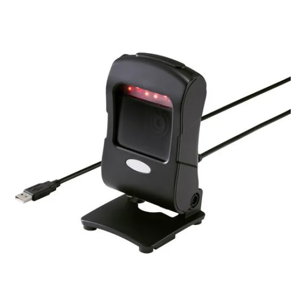 Renkforce 2D Barcode-Scanner Kabelgebunden 2D Imager Schwarz Desktop-Scanner (Stationär) USB-A (USB 1.1), USB-A (USB 2.0)