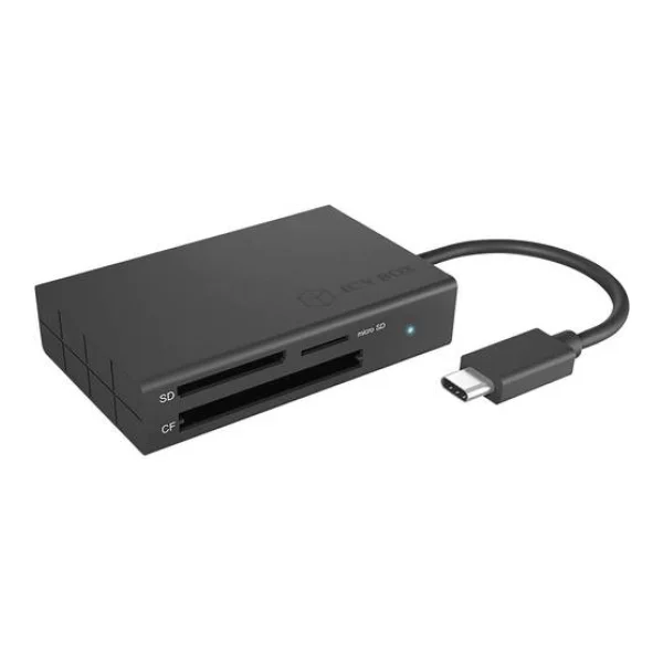 ICY BOX Externer Speicherkartenleser USB-C® Anthrazit