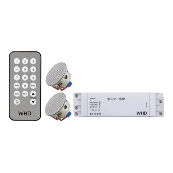 WHD Einsatz Lautsprecher, Fernbedienung, Radio Chrom 106-005-07-100-00 1 Set