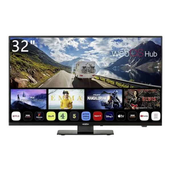 Reflexion LDDX32iBT_B LCD-TV 80cm 32 Zoll EEK E (A - G) DVB-T2, DVB-C, DVB-S2, Full HD, Smart TV, WLAN, DVD-Player, CI+ Schwarz
