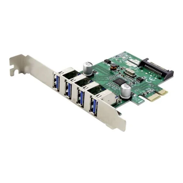 Value 15.99.2117 4 Port USB 3.2 Gen 1 Controllerkarte USB-A PCIe x1