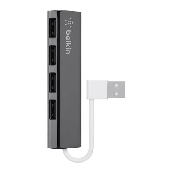 Belkin F4U042bt USB-Hub 4 Port USB-A USB 2.0 480MBit/s Schwarz F4U042bt