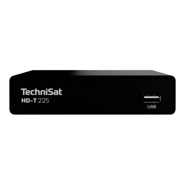 TechniSat HD-T 225 DVB-T2 Receiver Campingbetrieb, Front-USB