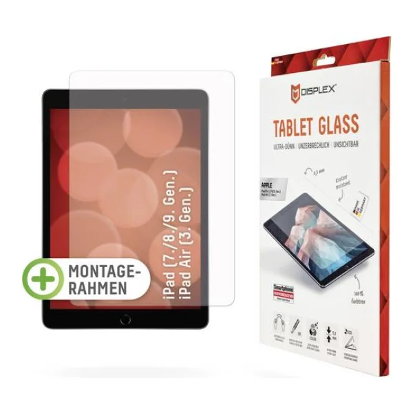 DISPLEX Tablet Glass Displayschutzglas Apple iPad 10.2 (7. Gen, 2019), iPad 10.2 (8. Gen, 2020), iPad 10.2 (9. Gen, 2021)