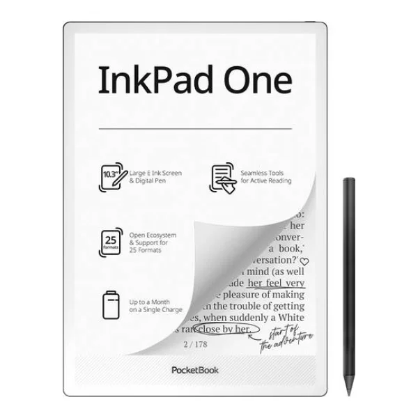 PocketBook InkPad One eBook-Reader 26.2cm (10.3 Zoll) Matte Black
