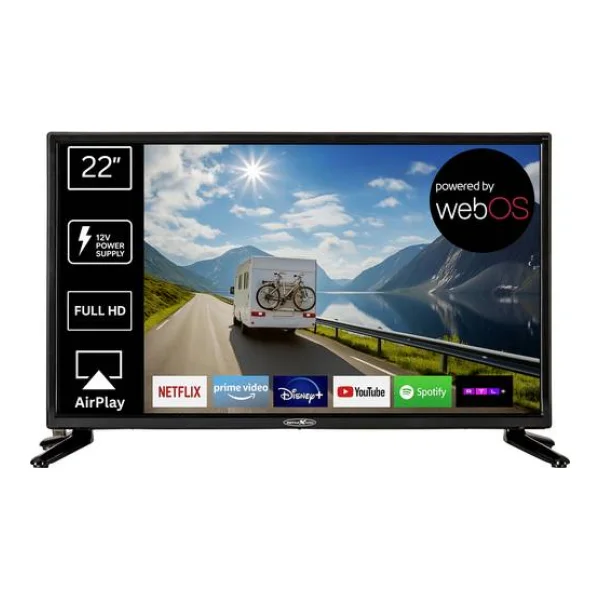 Reflexion LED22iBT LCD-TV 55 cm 22 Zoll EEK E (A - G) DVB-T2, DVB-C, DVB-S2, Full HD, Smart TV, WLAN, CI+ Schwarz